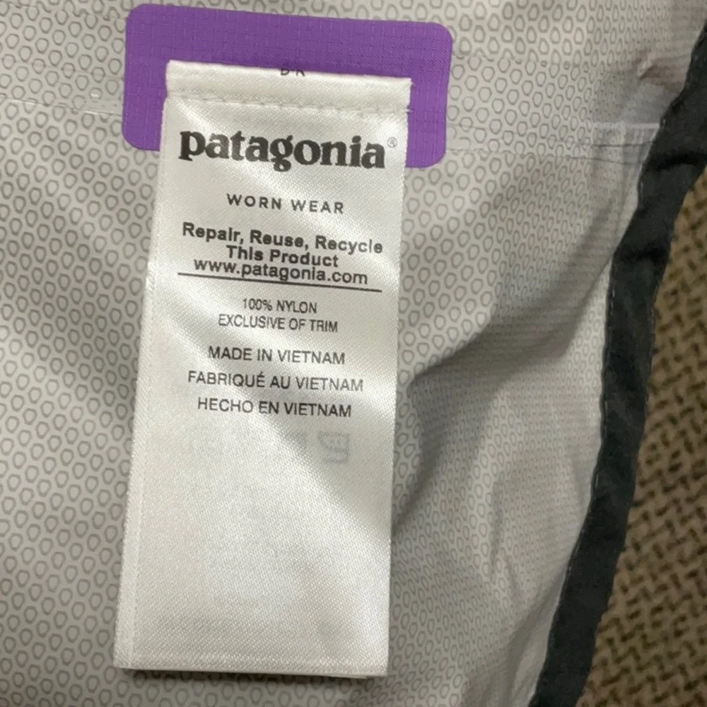 Patagonia Purple Hooded Trench Coat